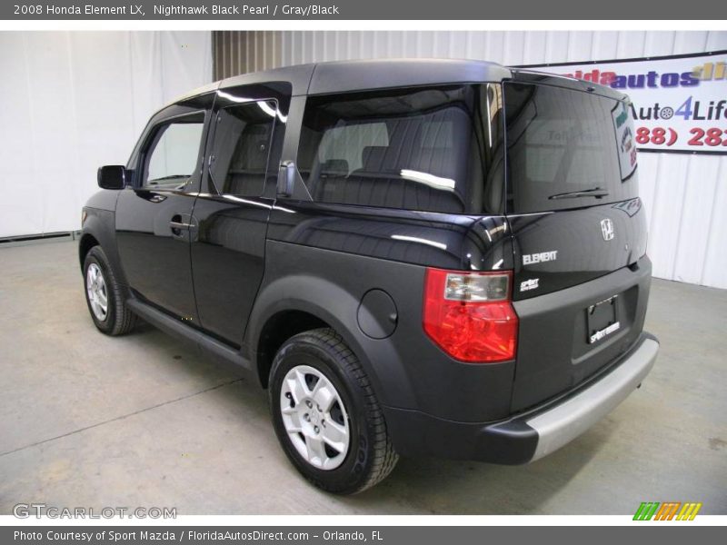 Nighthawk Black Pearl / Gray/Black 2008 Honda Element LX