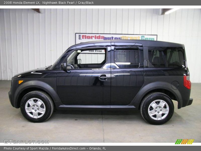 Nighthawk Black Pearl / Gray/Black 2008 Honda Element LX