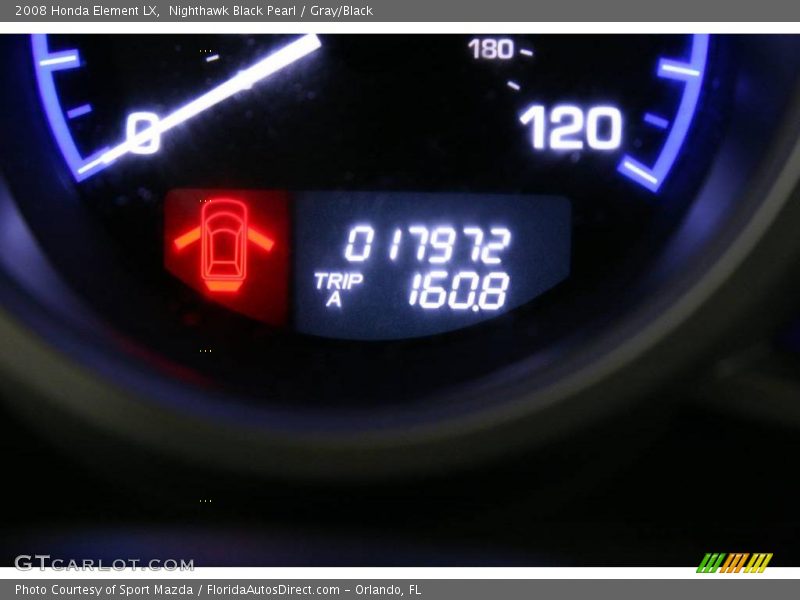 Nighthawk Black Pearl / Gray/Black 2008 Honda Element LX