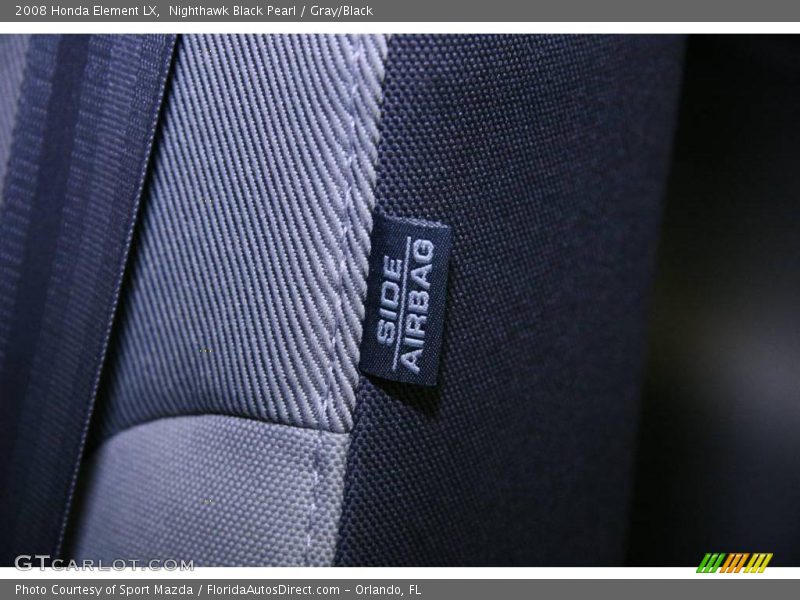 Nighthawk Black Pearl / Gray/Black 2008 Honda Element LX