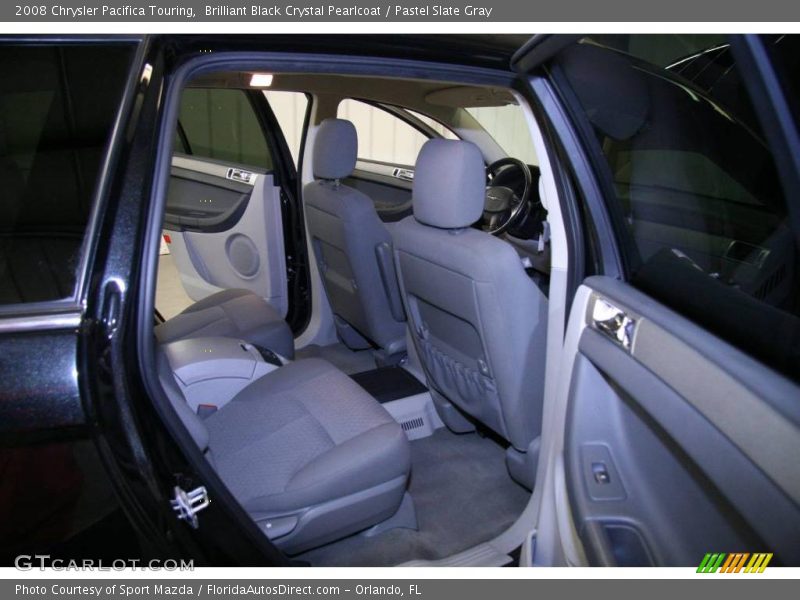 Brilliant Black Crystal Pearlcoat / Pastel Slate Gray 2008 Chrysler Pacifica Touring