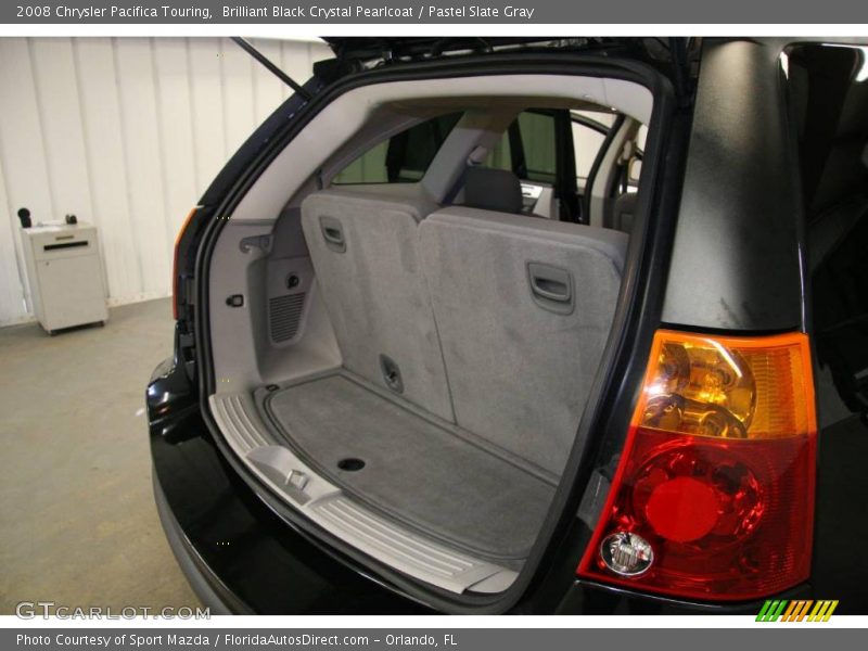 Brilliant Black Crystal Pearlcoat / Pastel Slate Gray 2008 Chrysler Pacifica Touring
