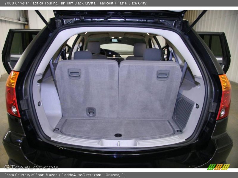 Brilliant Black Crystal Pearlcoat / Pastel Slate Gray 2008 Chrysler Pacifica Touring
