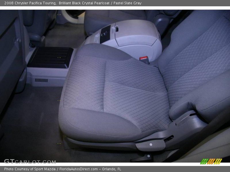Brilliant Black Crystal Pearlcoat / Pastel Slate Gray 2008 Chrysler Pacifica Touring