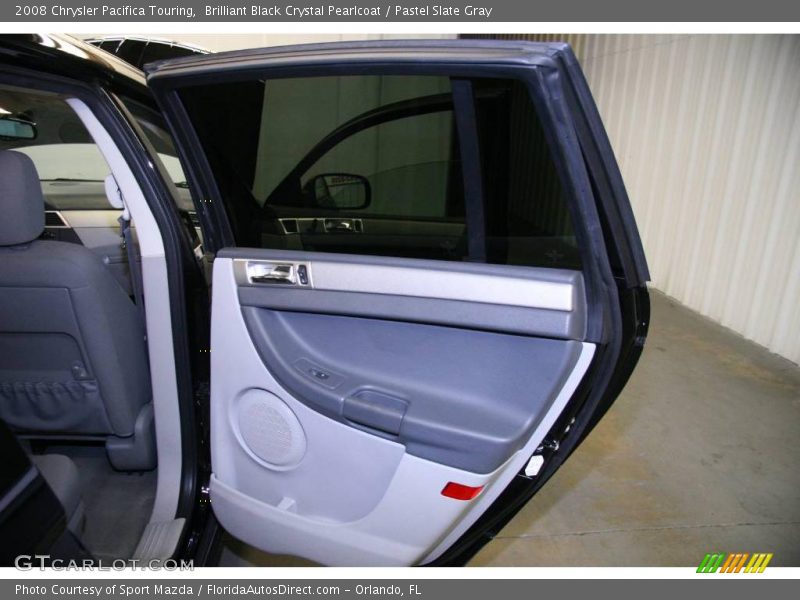 Brilliant Black Crystal Pearlcoat / Pastel Slate Gray 2008 Chrysler Pacifica Touring