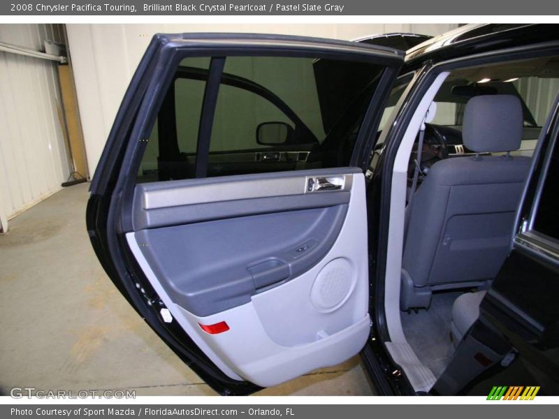 Brilliant Black Crystal Pearlcoat / Pastel Slate Gray 2008 Chrysler Pacifica Touring