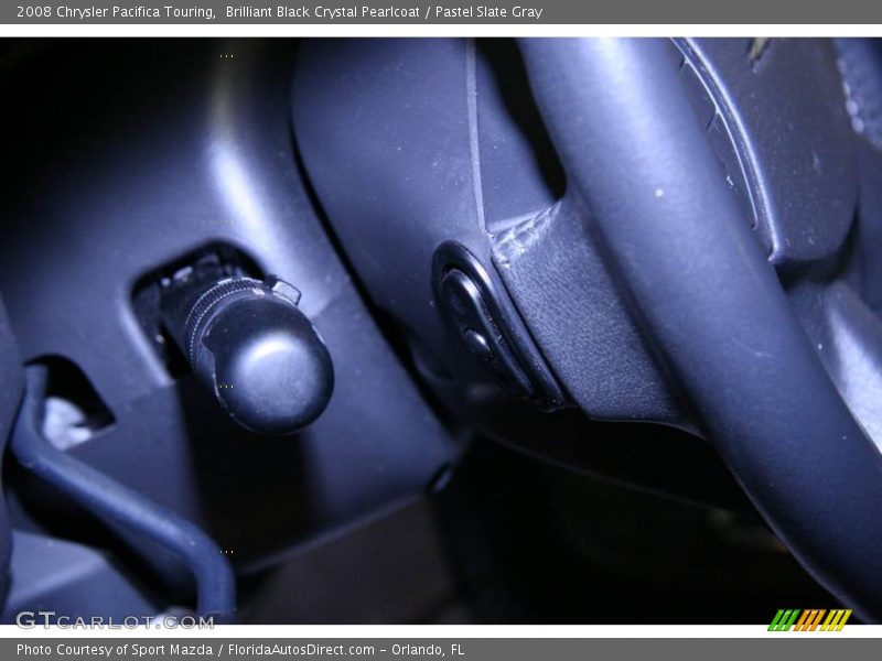 Brilliant Black Crystal Pearlcoat / Pastel Slate Gray 2008 Chrysler Pacifica Touring