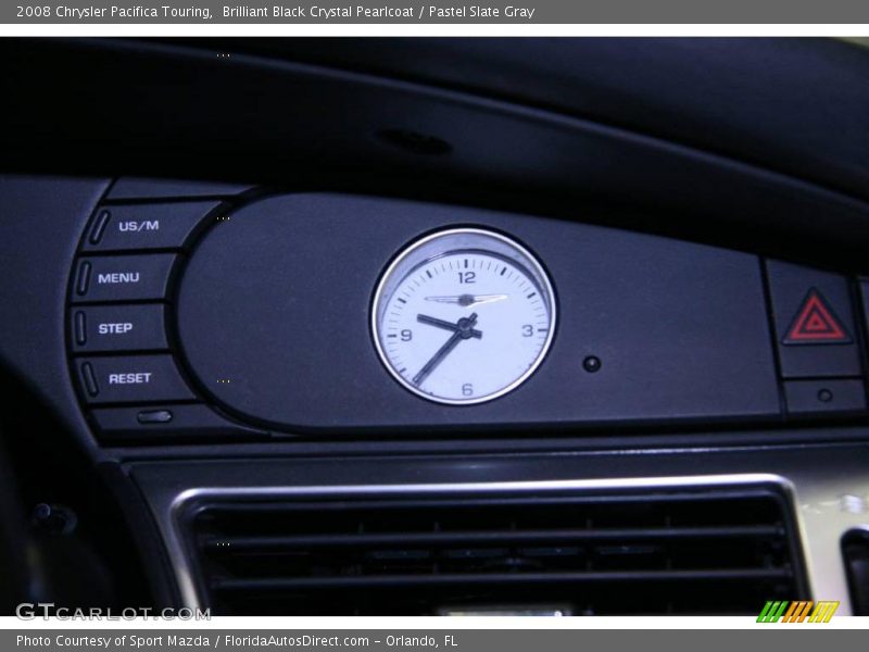 Brilliant Black Crystal Pearlcoat / Pastel Slate Gray 2008 Chrysler Pacifica Touring