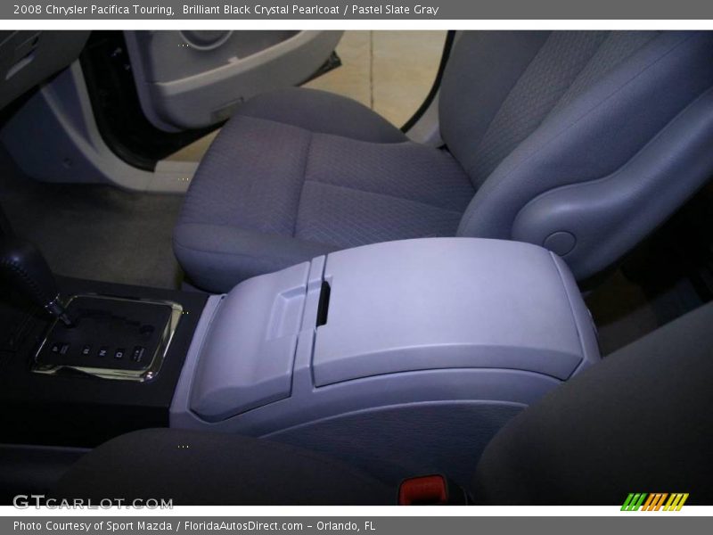 Brilliant Black Crystal Pearlcoat / Pastel Slate Gray 2008 Chrysler Pacifica Touring