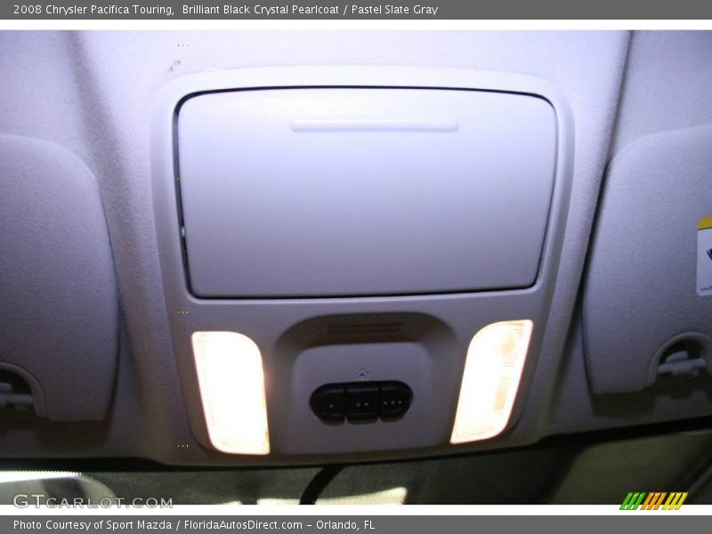 Brilliant Black Crystal Pearlcoat / Pastel Slate Gray 2008 Chrysler Pacifica Touring