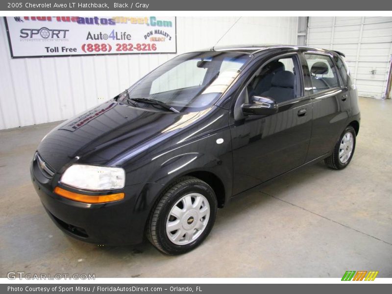 Black / Gray 2005 Chevrolet Aveo LT Hatchback