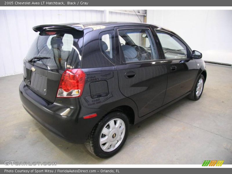Black / Gray 2005 Chevrolet Aveo LT Hatchback
