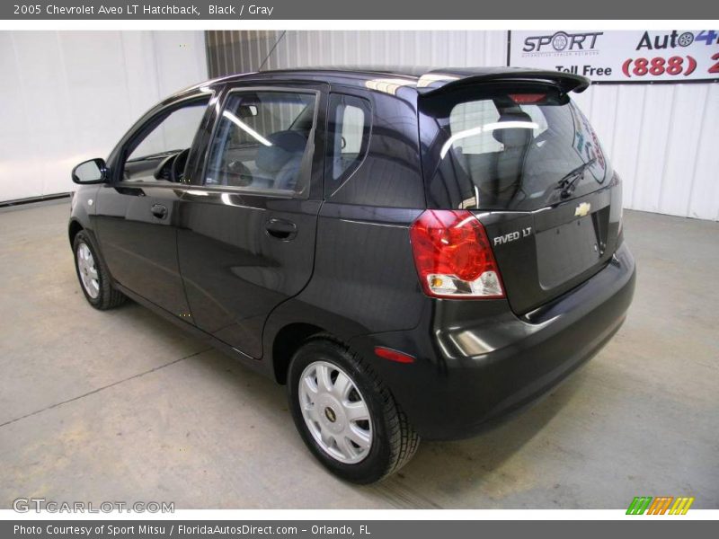 Black / Gray 2005 Chevrolet Aveo LT Hatchback