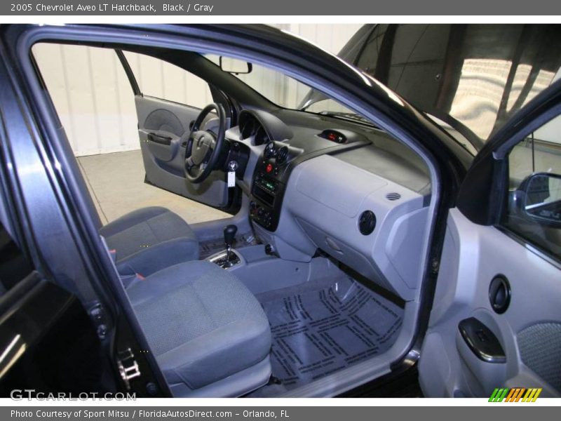 Black / Gray 2005 Chevrolet Aveo LT Hatchback