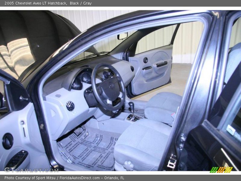 Black / Gray 2005 Chevrolet Aveo LT Hatchback