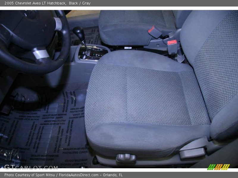 Black / Gray 2005 Chevrolet Aveo LT Hatchback