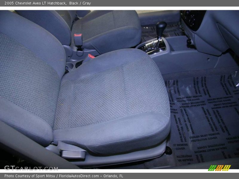 Black / Gray 2005 Chevrolet Aveo LT Hatchback