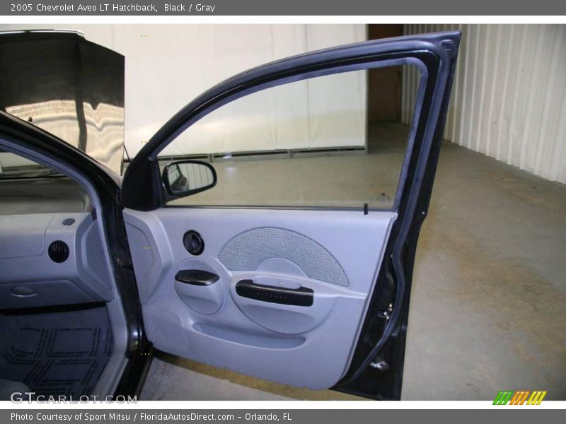 Black / Gray 2005 Chevrolet Aveo LT Hatchback