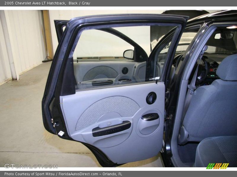 Black / Gray 2005 Chevrolet Aveo LT Hatchback