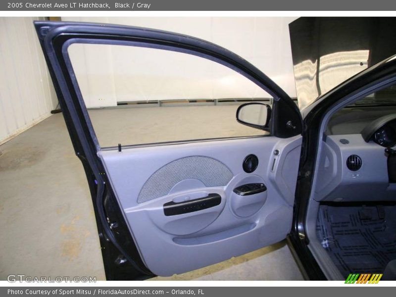 Black / Gray 2005 Chevrolet Aveo LT Hatchback