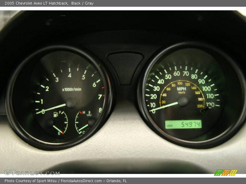 Black / Gray 2005 Chevrolet Aveo LT Hatchback