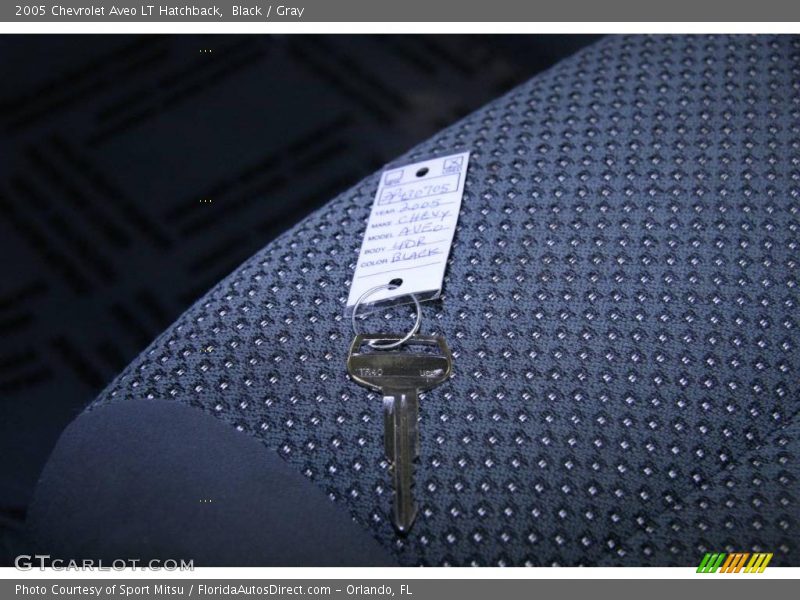 Black / Gray 2005 Chevrolet Aveo LT Hatchback