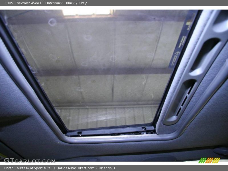 Black / Gray 2005 Chevrolet Aveo LT Hatchback