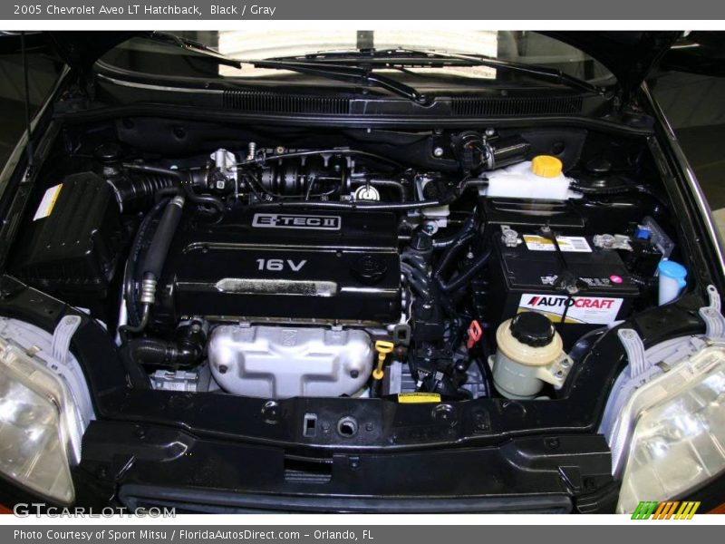 Black / Gray 2005 Chevrolet Aveo LT Hatchback