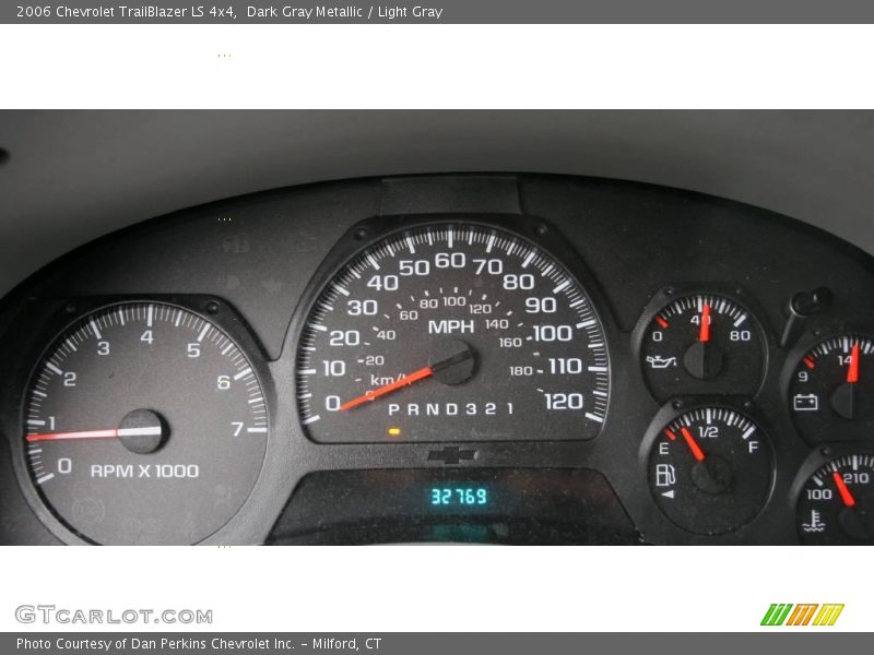 Dark Gray Metallic / Light Gray 2006 Chevrolet TrailBlazer LS 4x4