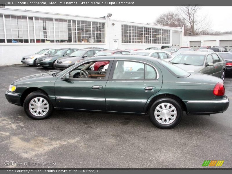 Medium Charcoal Green Metallic / Light Parchment 2001 Lincoln Continental