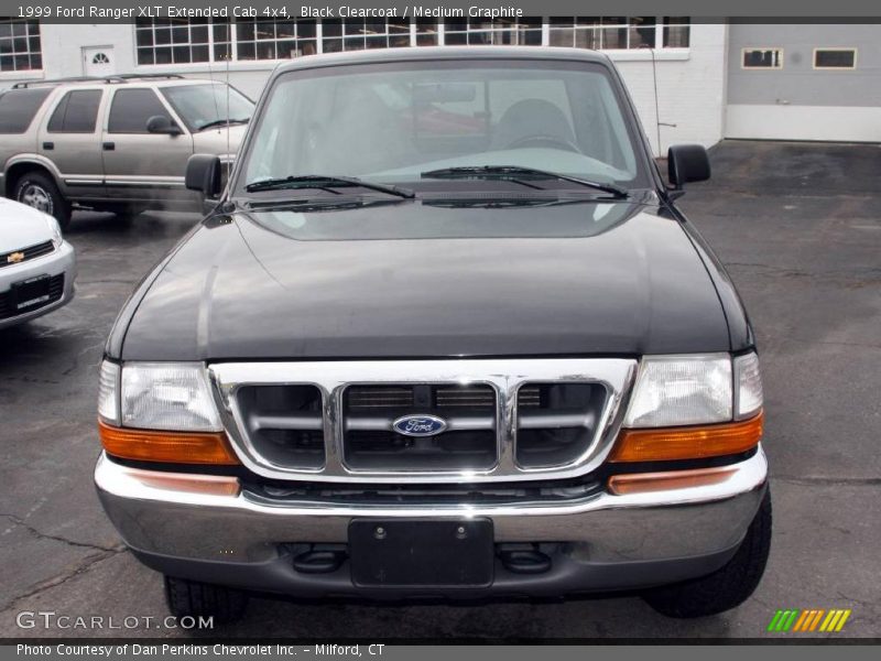 Black Clearcoat / Medium Graphite 1999 Ford Ranger XLT Extended Cab 4x4