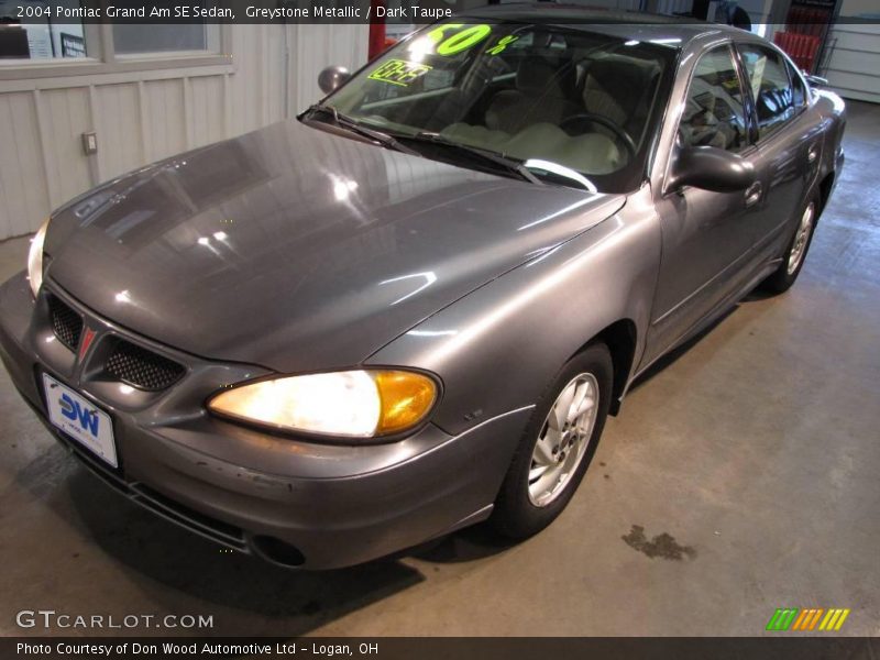 Greystone Metallic / Dark Taupe 2004 Pontiac Grand Am SE Sedan
