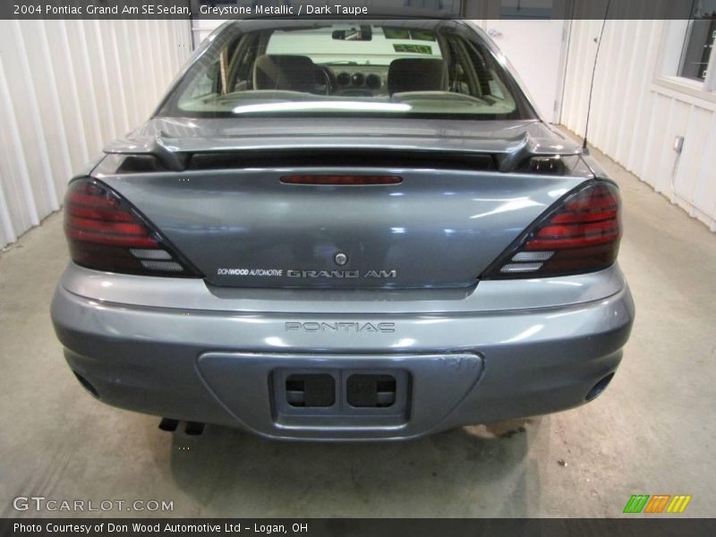 Greystone Metallic / Dark Taupe 2004 Pontiac Grand Am SE Sedan
