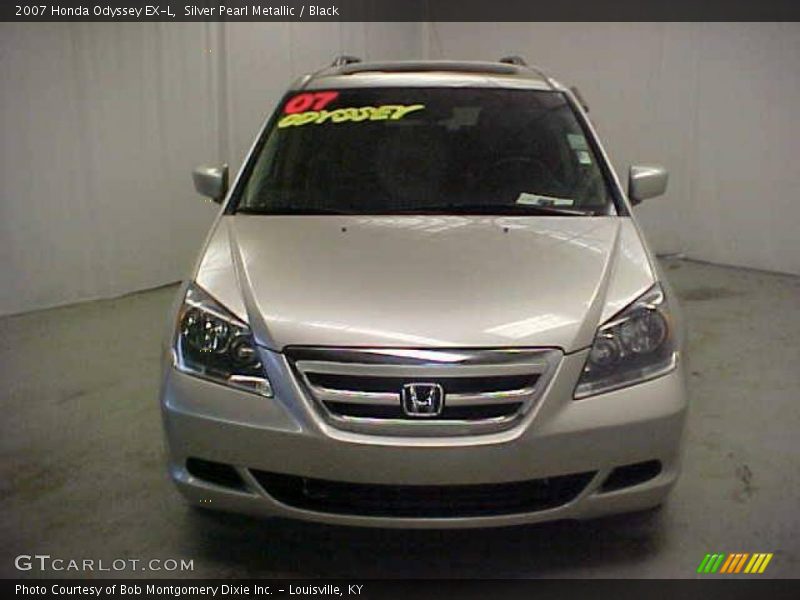 Silver Pearl Metallic / Black 2007 Honda Odyssey EX-L