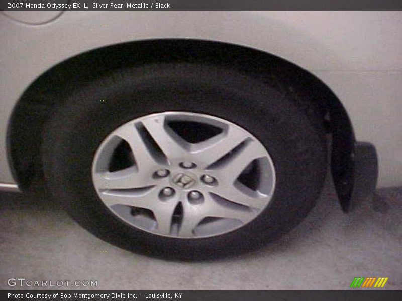 Silver Pearl Metallic / Black 2007 Honda Odyssey EX-L