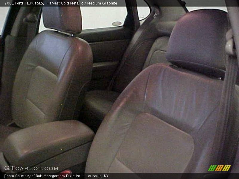 Harvest Gold Metallic / Medium Graphite 2001 Ford Taurus SES