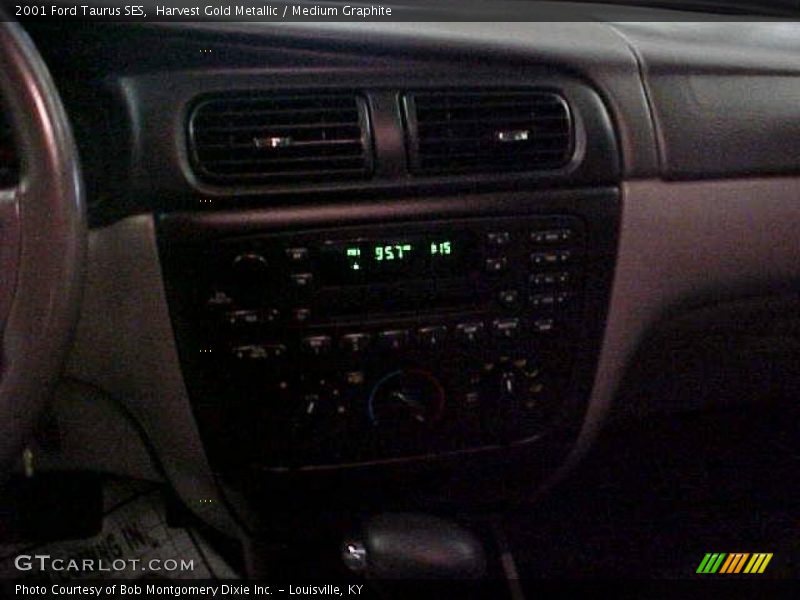 Harvest Gold Metallic / Medium Graphite 2001 Ford Taurus SES