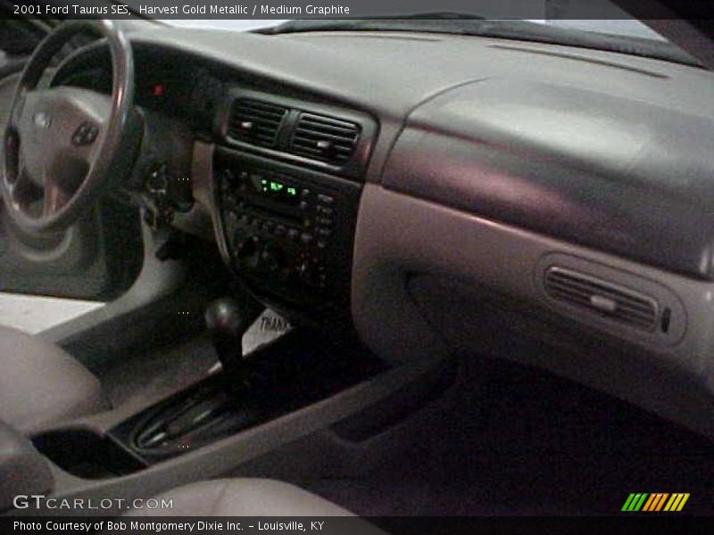 Harvest Gold Metallic / Medium Graphite 2001 Ford Taurus SES