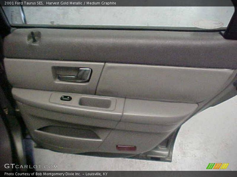 Harvest Gold Metallic / Medium Graphite 2001 Ford Taurus SES