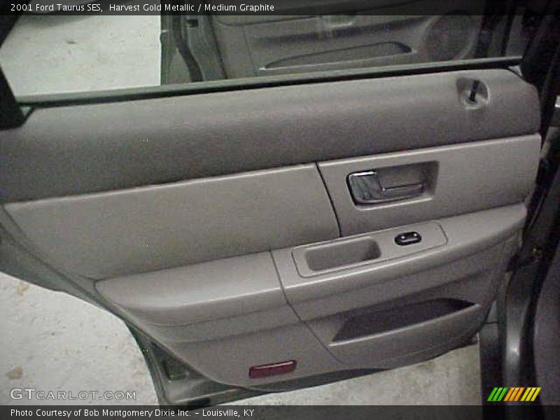 Harvest Gold Metallic / Medium Graphite 2001 Ford Taurus SES