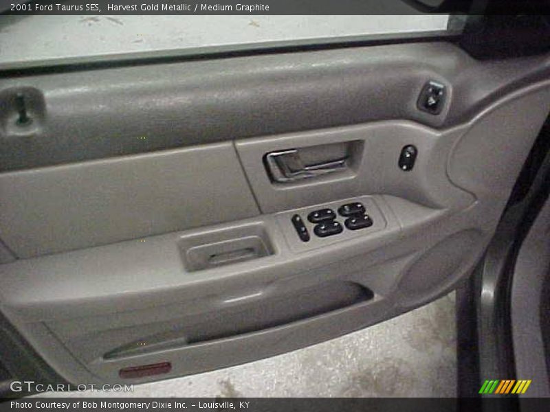 Harvest Gold Metallic / Medium Graphite 2001 Ford Taurus SES
