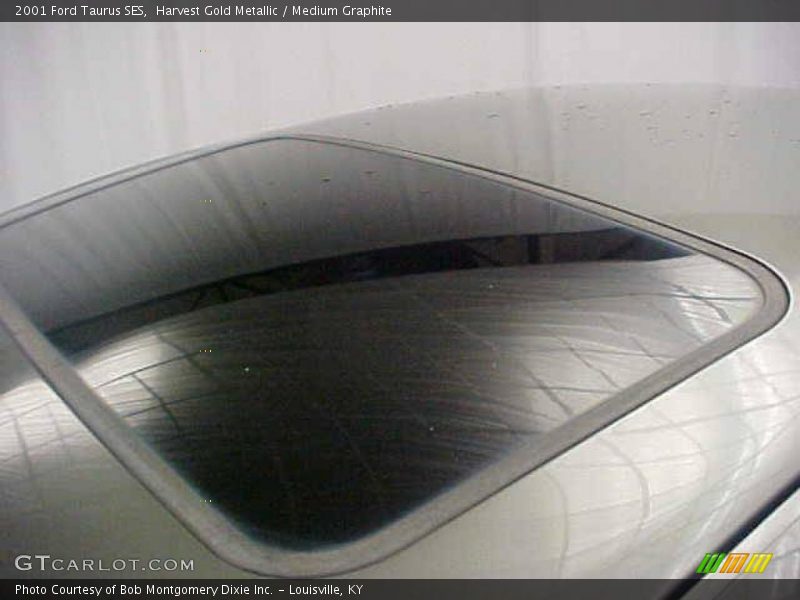 Harvest Gold Metallic / Medium Graphite 2001 Ford Taurus SES
