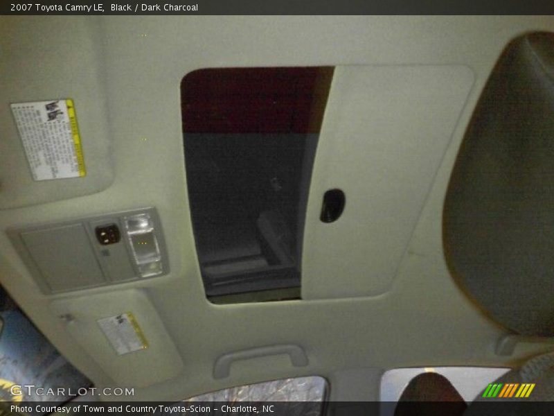 Black / Dark Charcoal 2007 Toyota Camry LE