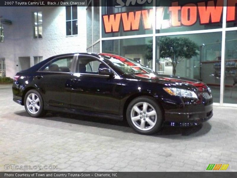 Black / Dark Charcoal 2007 Toyota Camry LE