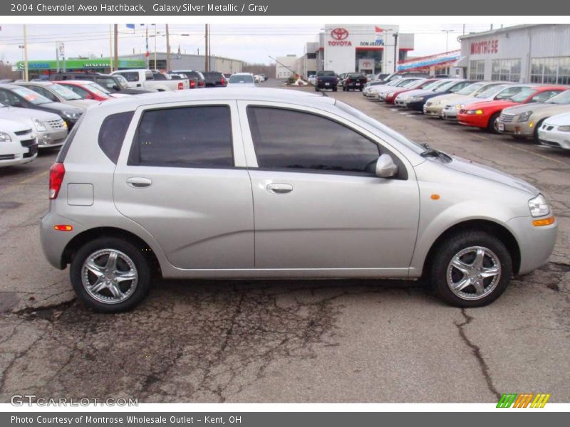 Galaxy Silver Metallic / Gray 2004 Chevrolet Aveo Hatchback