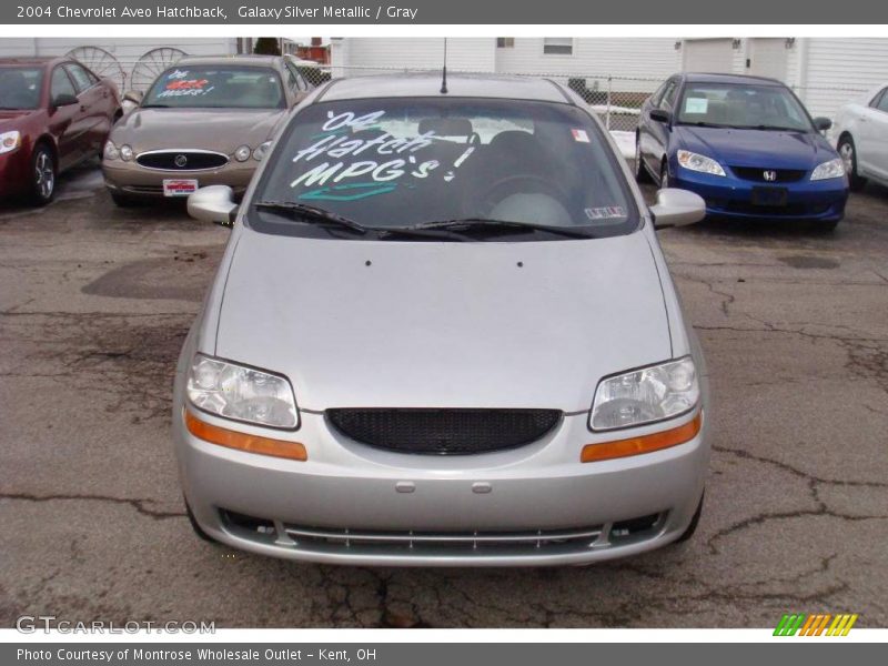 Galaxy Silver Metallic / Gray 2004 Chevrolet Aveo Hatchback