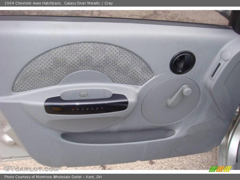 Galaxy Silver Metallic / Gray 2004 Chevrolet Aveo Hatchback