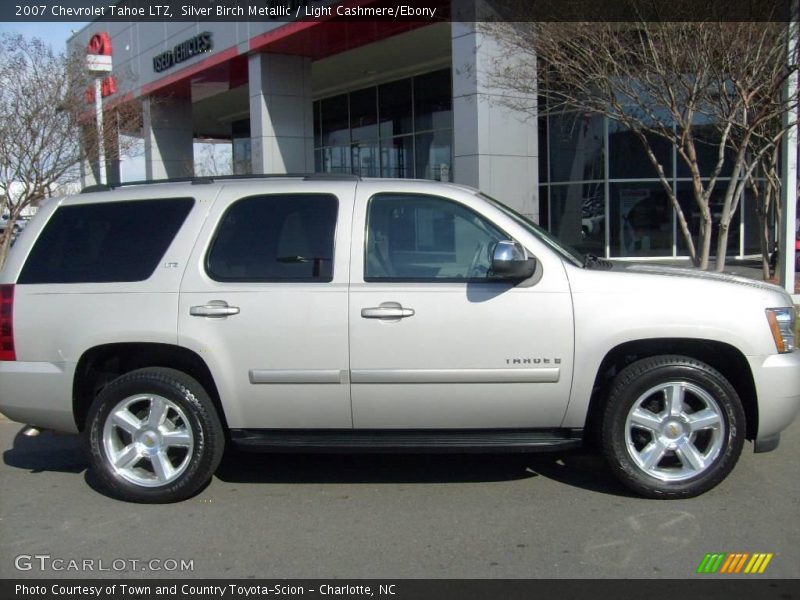 Silver Birch Metallic / Light Cashmere/Ebony 2007 Chevrolet Tahoe LTZ