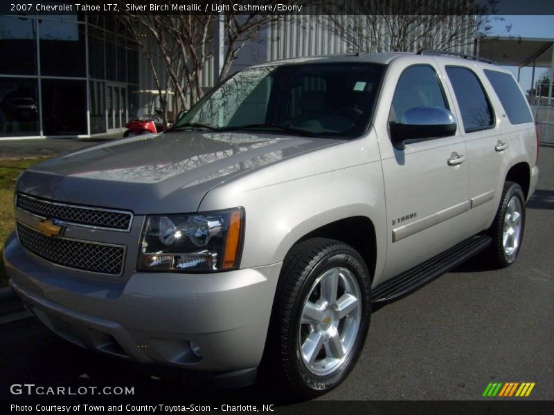 Silver Birch Metallic / Light Cashmere/Ebony 2007 Chevrolet Tahoe LTZ