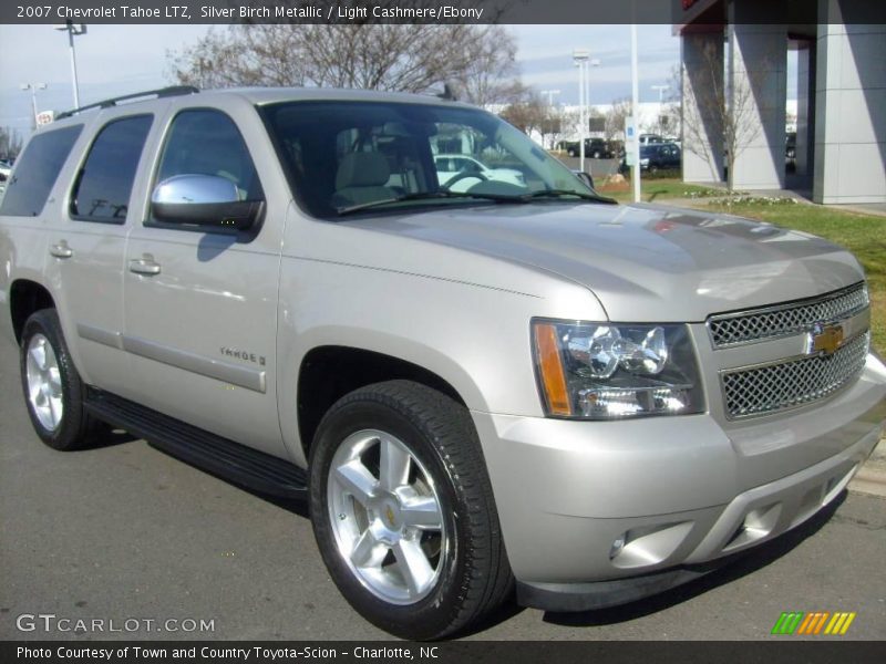 Silver Birch Metallic / Light Cashmere/Ebony 2007 Chevrolet Tahoe LTZ